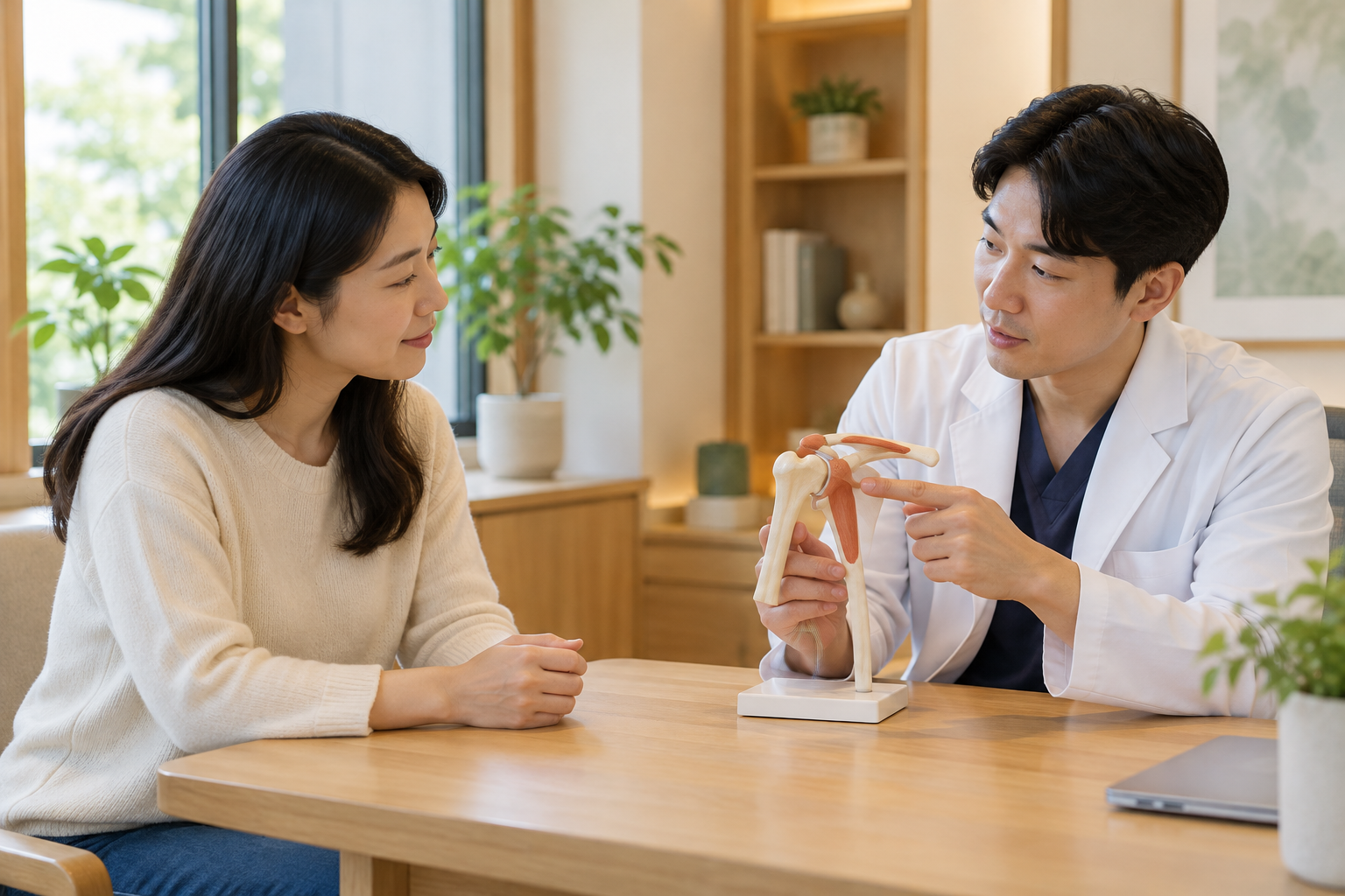 의정부 어깨통증 한의원 — 어깨 상담에 관한 AI 설명용 이미지